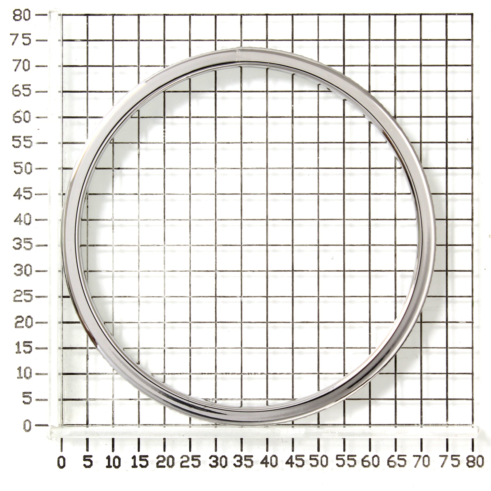 925 STERLING SILVER DIAMOND CUT TUBING SLIP ON BANGLE