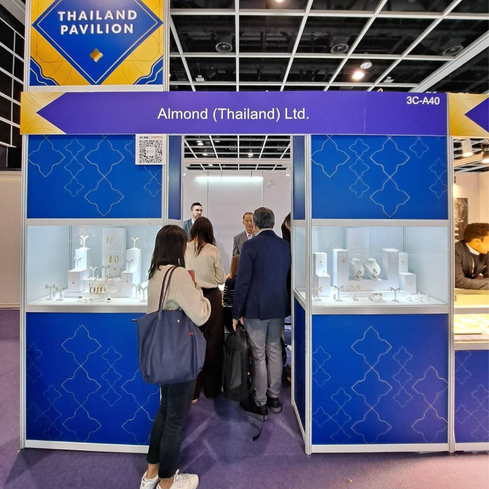 Celebrating Success,  Almond Thailand's at the 40th Hong Kong Jewelry Fair