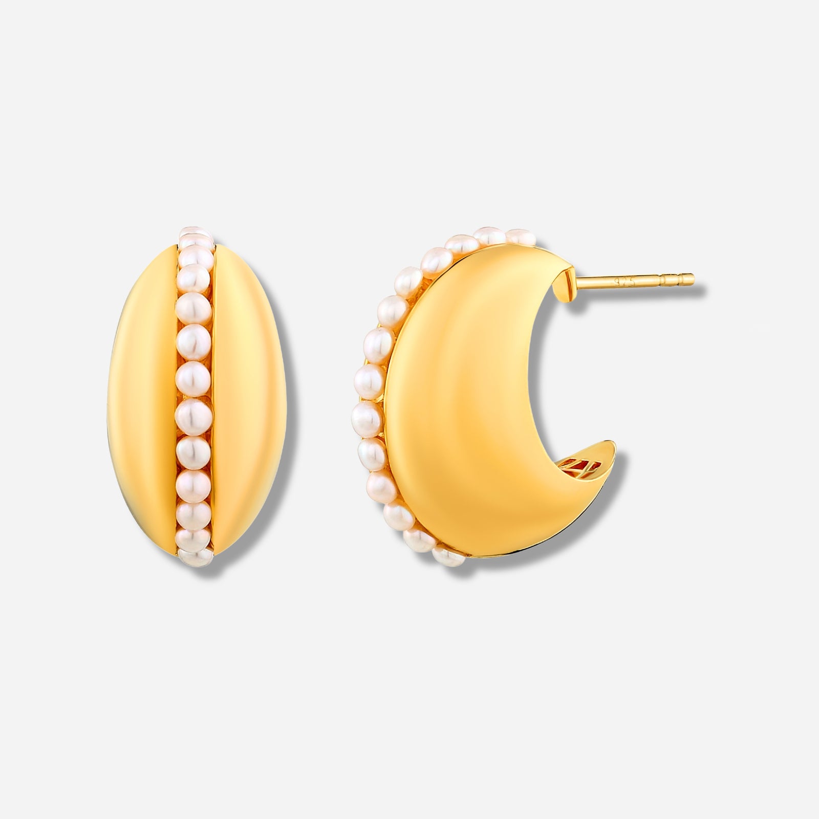 925 STERLING SILVER FRESHWATER PEARLS EARRINGS