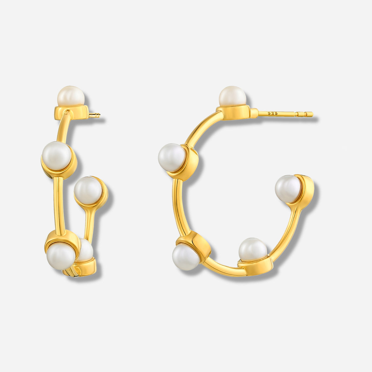 925 STERLING SILVER FRESHWATER PEARLS EARRINGS