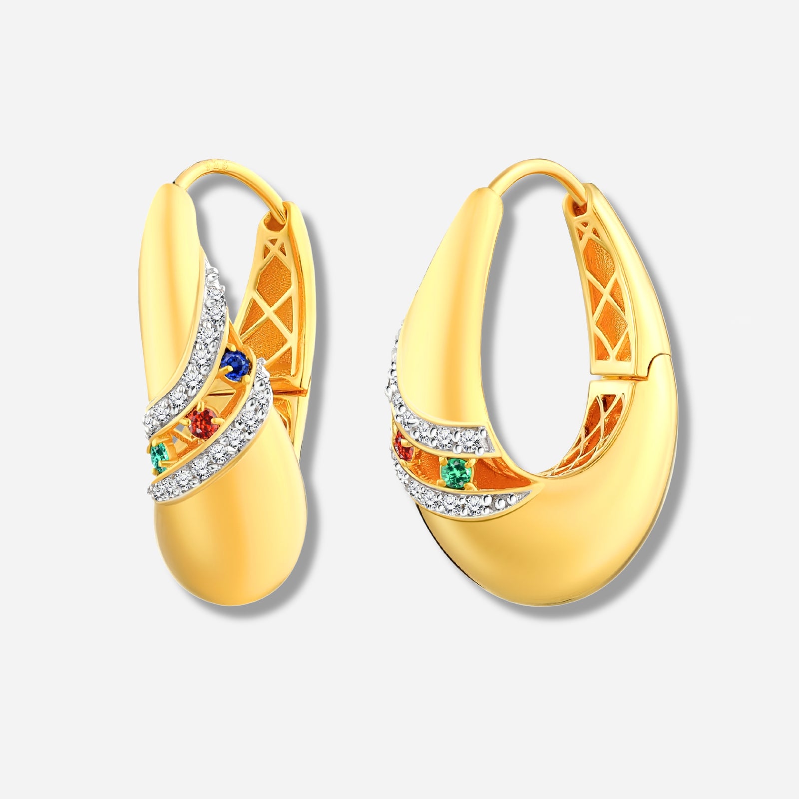 925 STERLING SILVER LE MESH EARRINGS