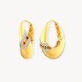 925 STERLING SILVER LE MESH EARRINGS