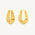925 STERLING SILVER LE MESH EARRINGS