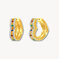 925 STERLING SILVER LE MESH EARRINGS