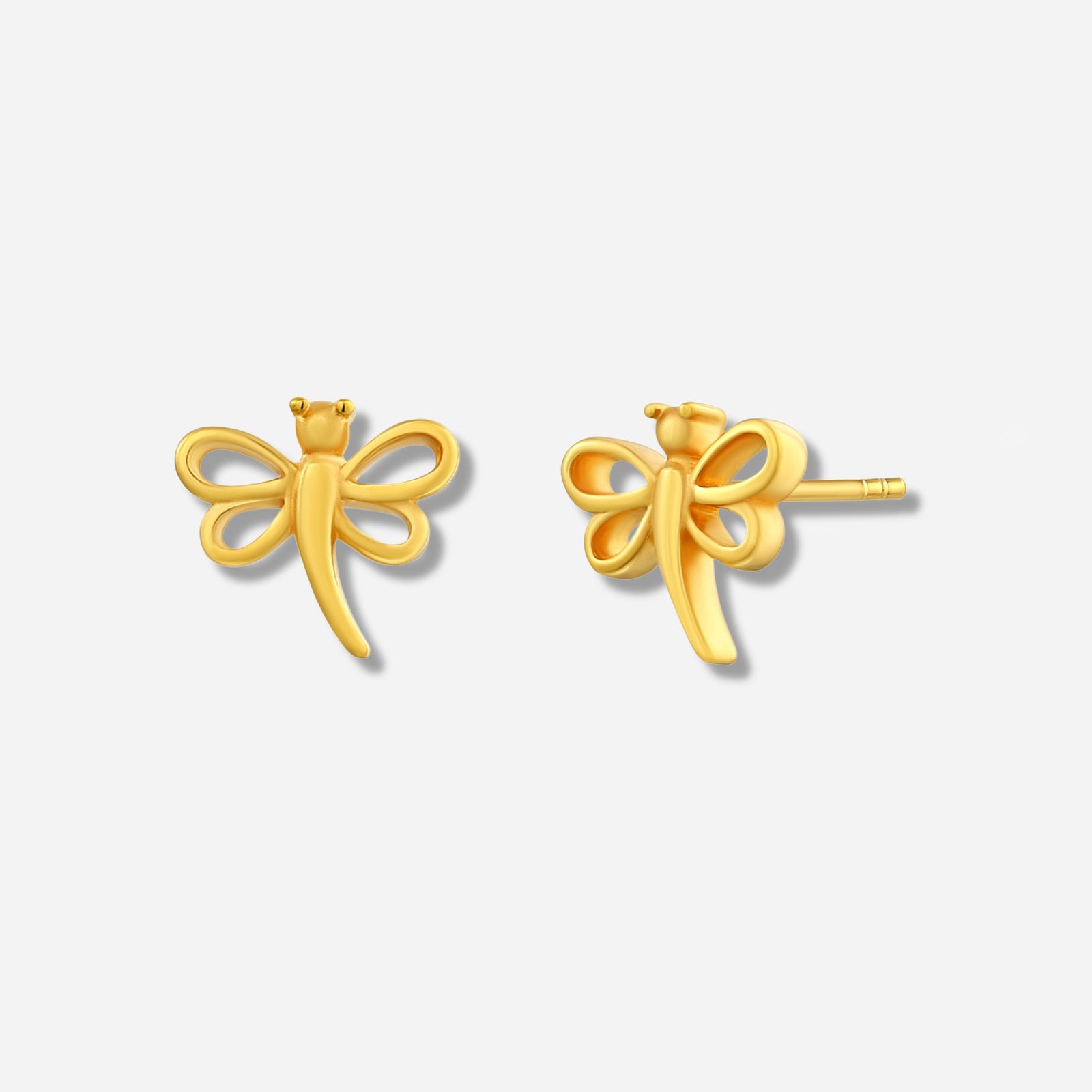 925 STERLING SILVER DRAGONFLY STUD EARRINGS