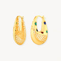 925 STERLING SILVER LE MESH EARRINGS