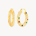 925 STERLING SILVER LE MESH EARRINGS