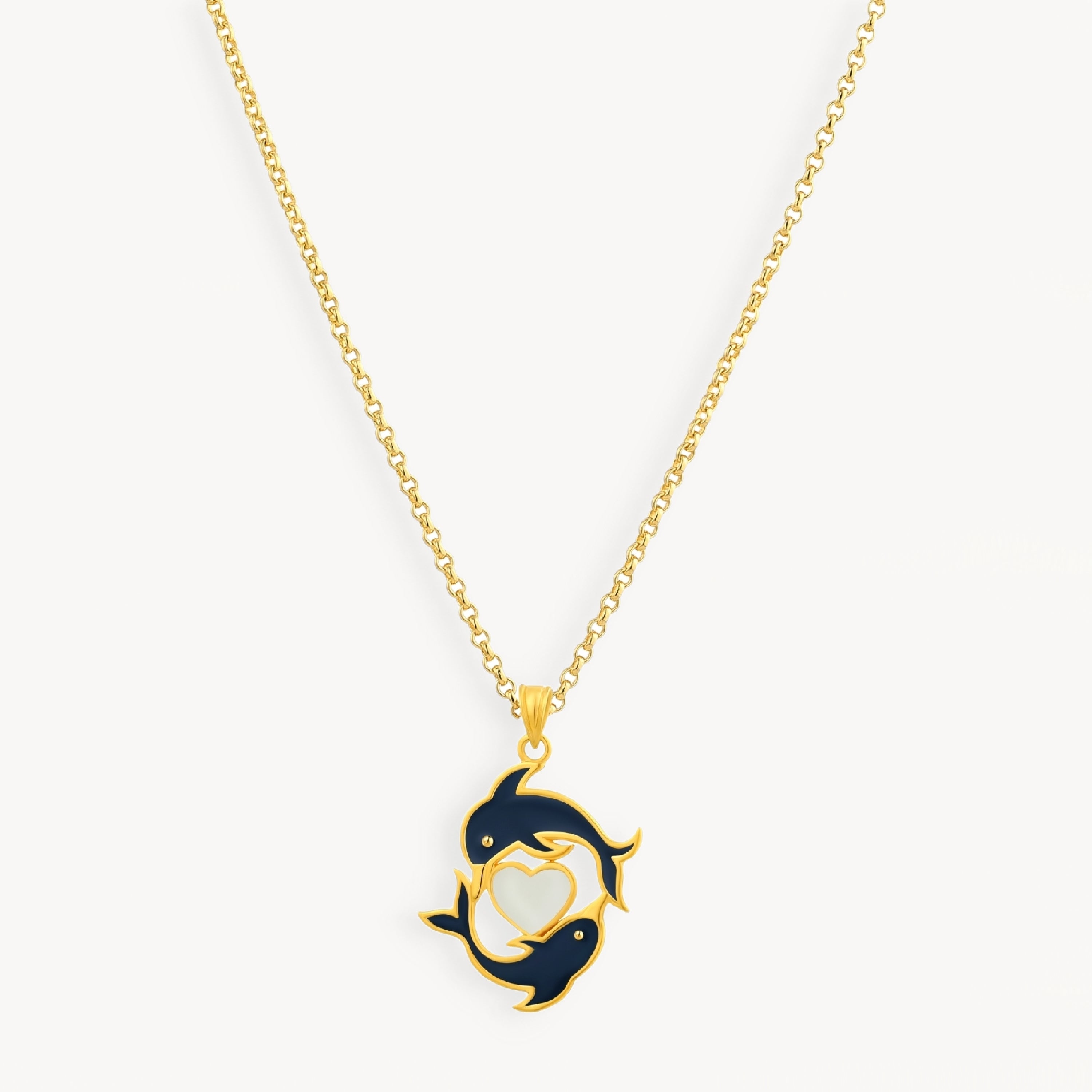 925 STERING SILVER FANCY DUO DOLPHIN CHARM