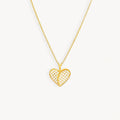 925 STERLING SILVER LE MESH HEART PENDANT