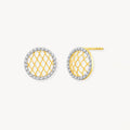 925 STERLING SILVER LE MESH EARRINGS