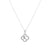 925 STERLING SILVER PAVE FLOWER PENDANT