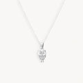 925 STERLING SILVER "OWL" FLAT PENDANT