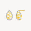 925 STERLING SILVER LE MESH EARRINGS