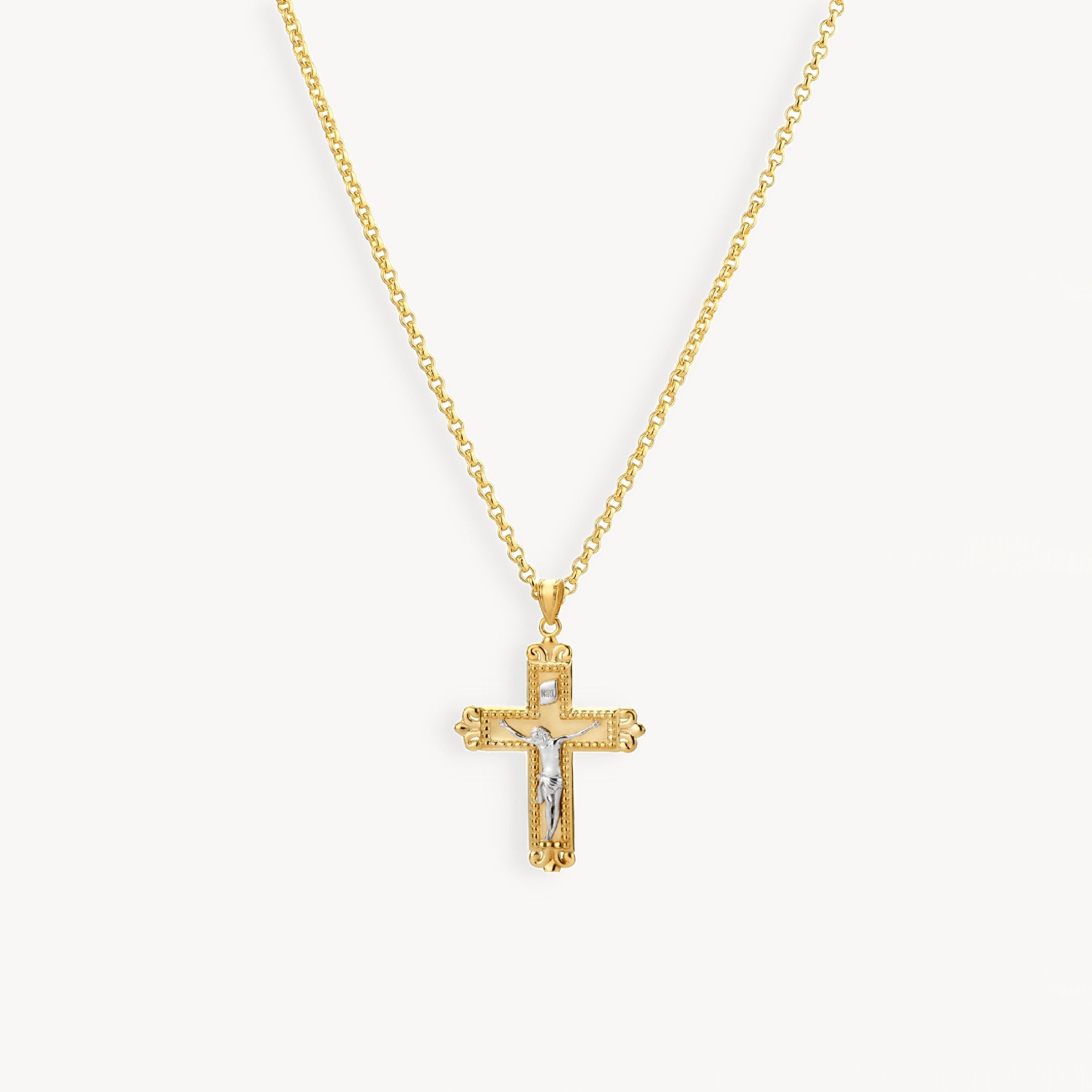 925 STERLING SILVER JESUS CROSS PENDANT