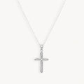 925 STERLING SILVER MODERN CROSS PENDANT