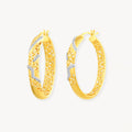 925 STERLING SILVER LE MESH EARRINGS