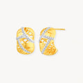 925 STERLING SILVER LE MESH EARRINGS