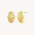 925 STERLING SILVER LE MESH EARRINGS