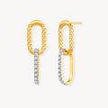 925 STERLING SILVER LE MESH EARRINGS