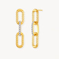 925 STERLING SILVER LE MESH EARRINGS