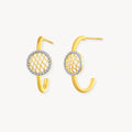 925 STERLING SILVER LE MESH EARRINGS