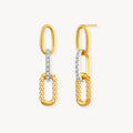 925 STERLING SILVER LE MESH EARRINGS