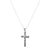 925 STERLING SILVER DOT CROSS PENDANT 40.0 MM.