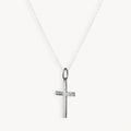 925 STERLING SILVER CLASSIC CROSS PENDANT 30.0 MM.
