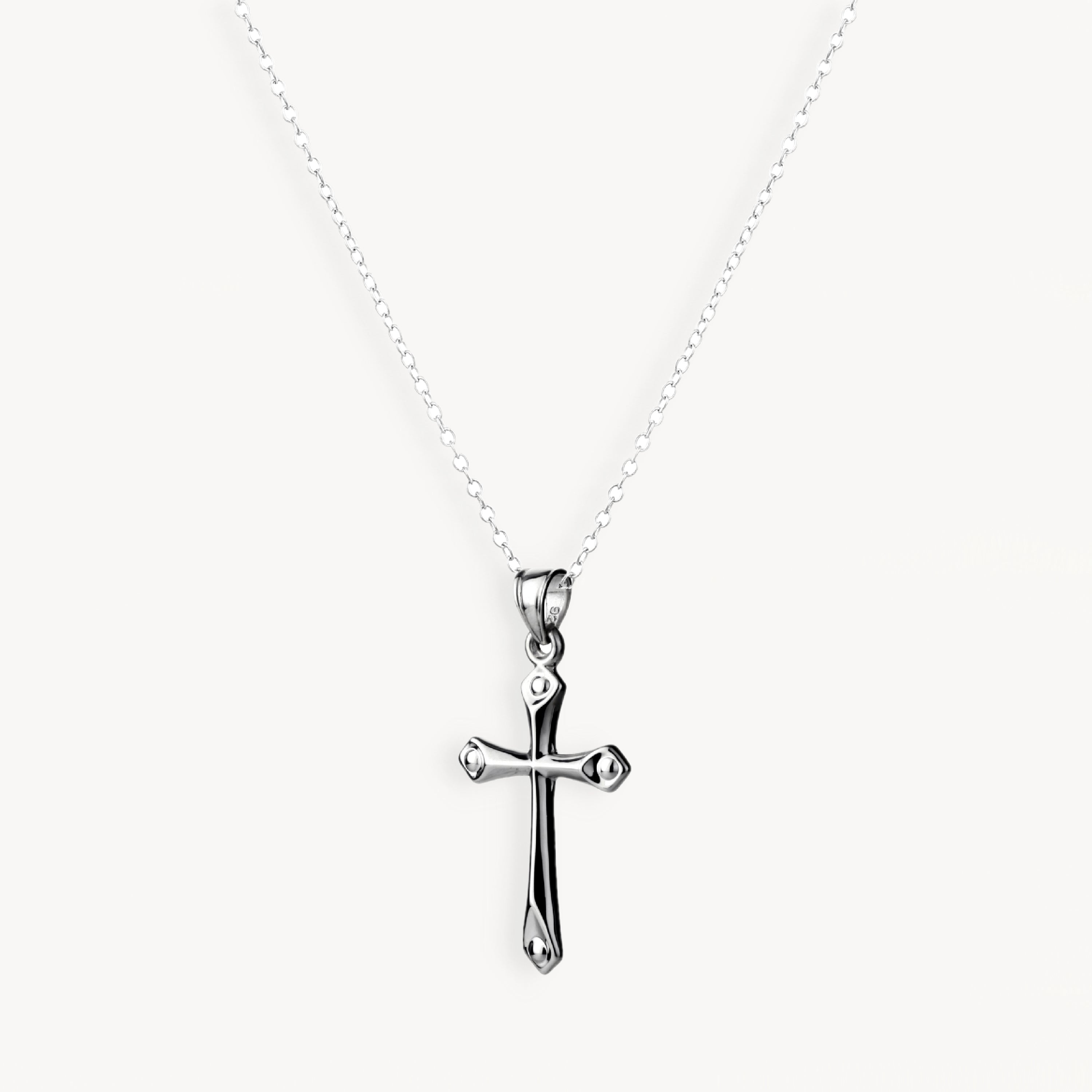 925 STERLING SILVER CLASSIC CROSSS PENDANT 25.0 MM.