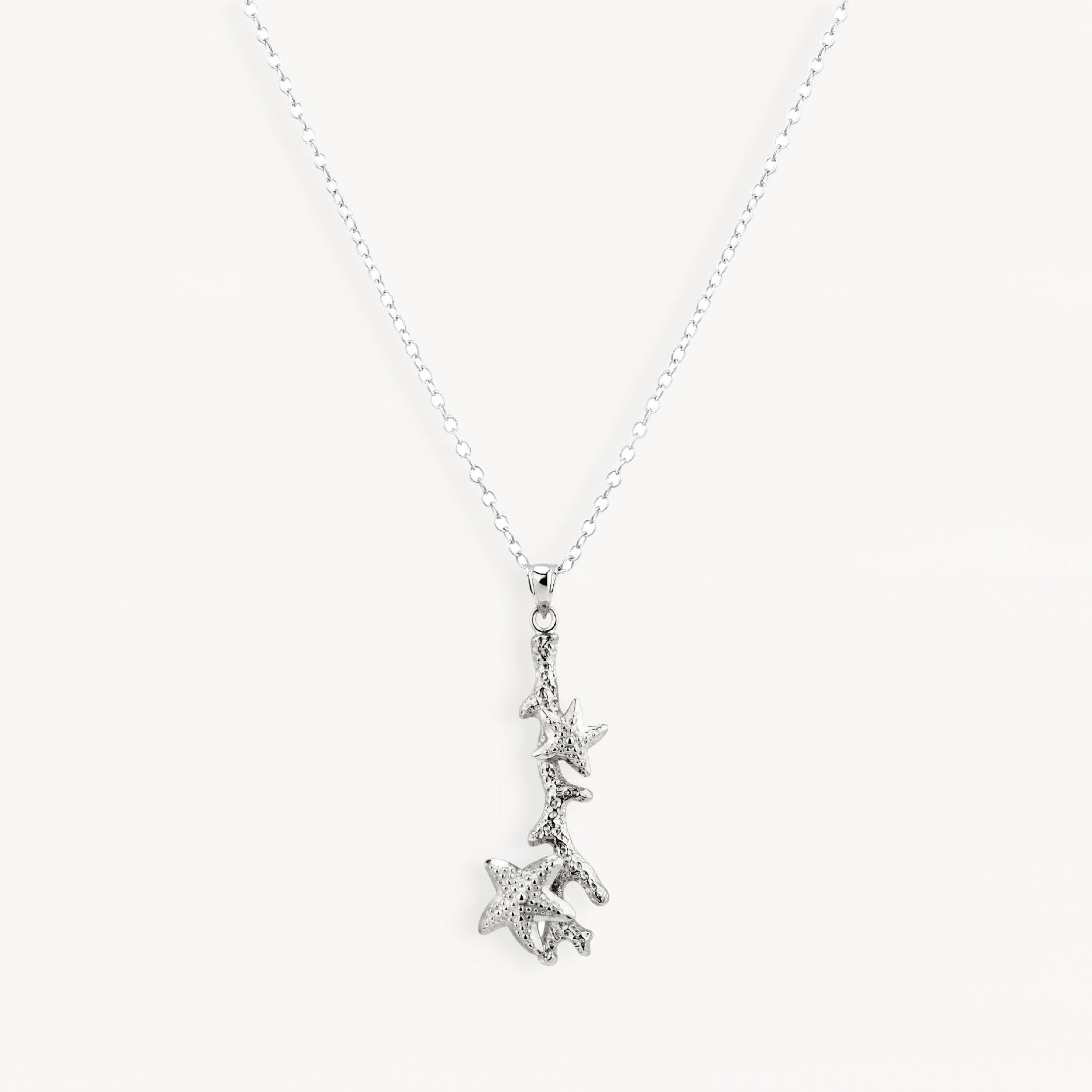 925 STERLING SILVER CORAL BAR PENDANT