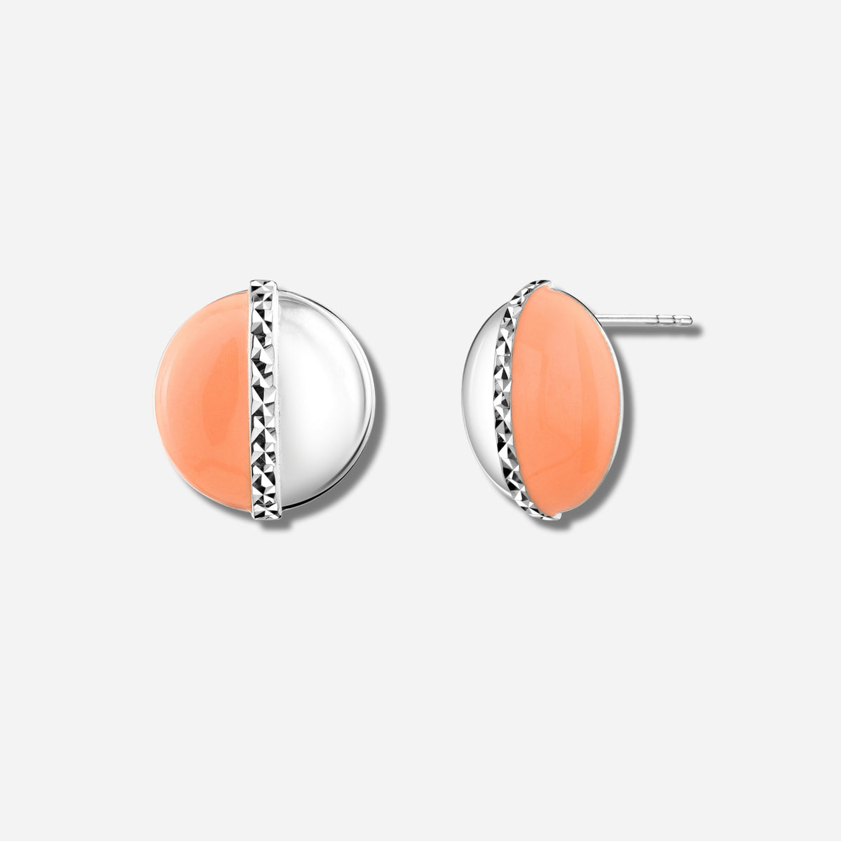 925 STERLING SILVER EARRINGS WITH ENAMEL