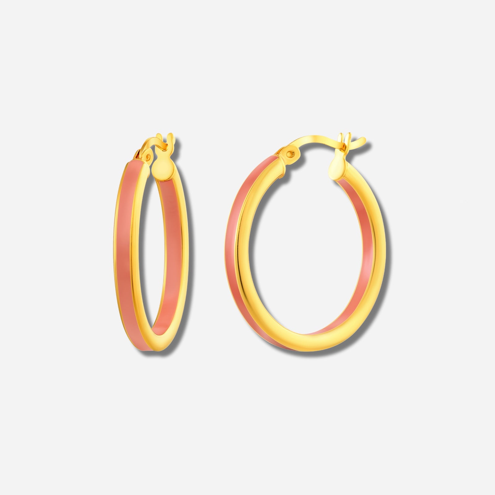 925 STERLING SILVER EARRINGS WITH ENAMEL