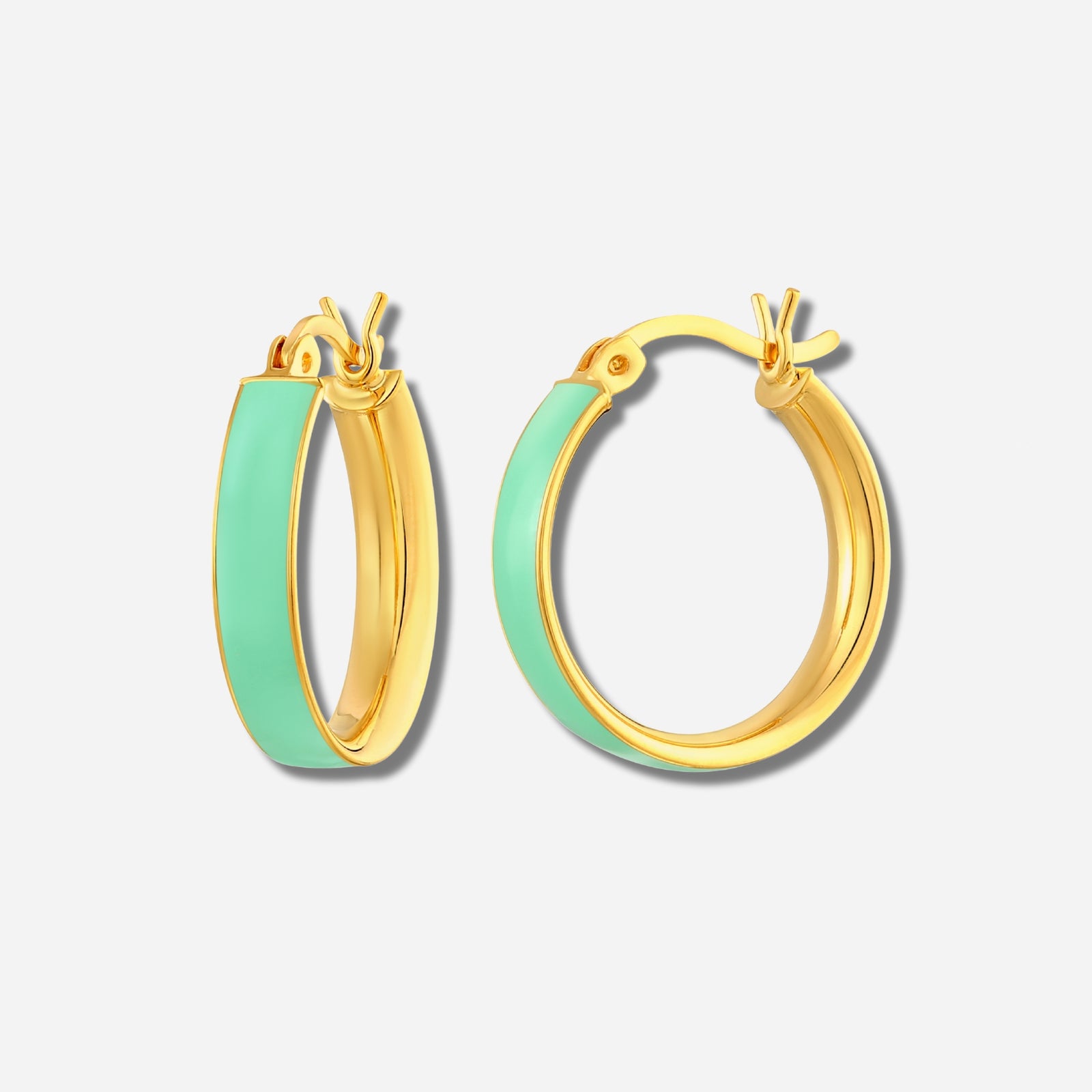 925 STERLING SILVER EARRINGS WITH ENAMEL