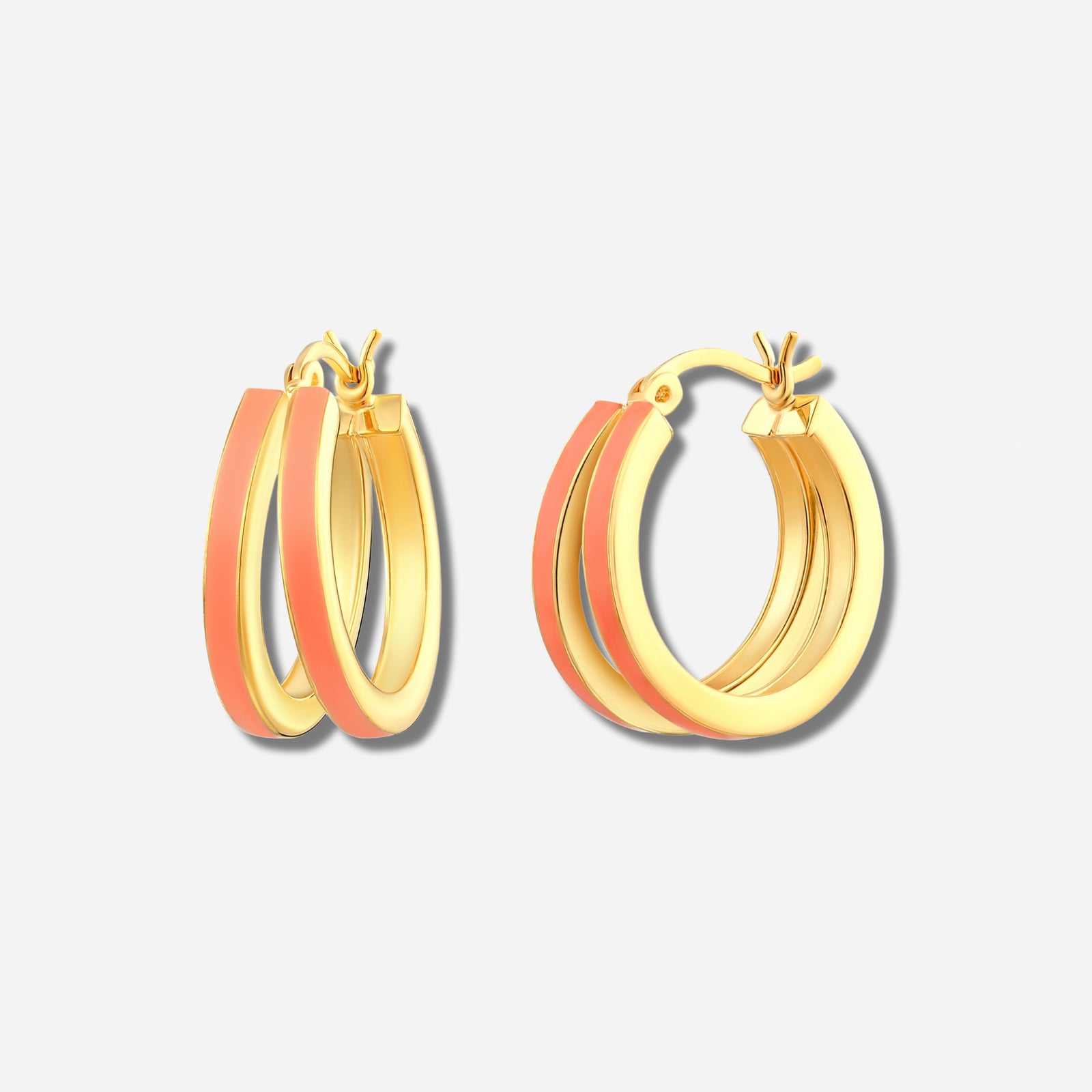 925 STERLING SILVER EARRINGS WITH ENAMEL