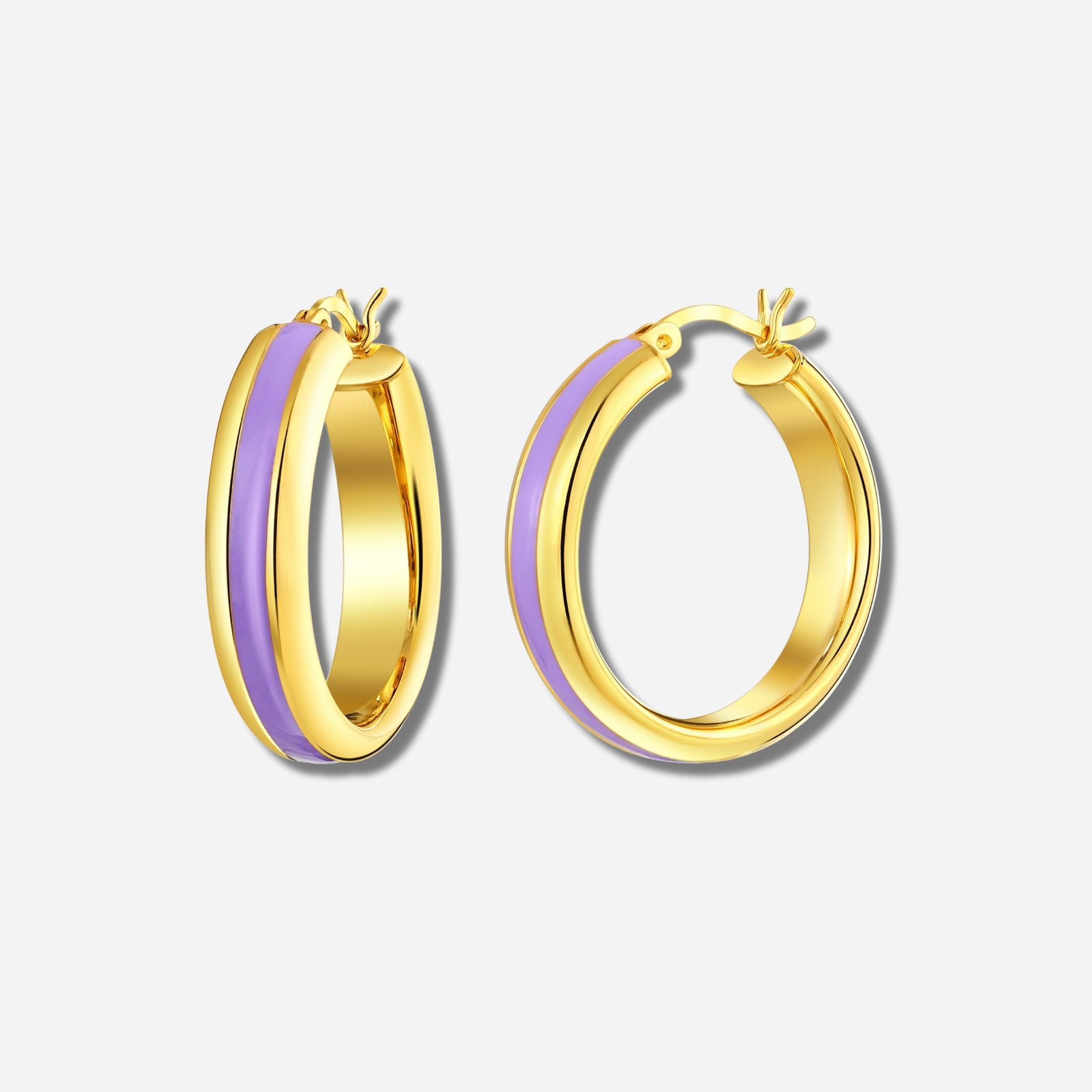 925 STERLING SILVER EARRINGS WITH ENAMEL