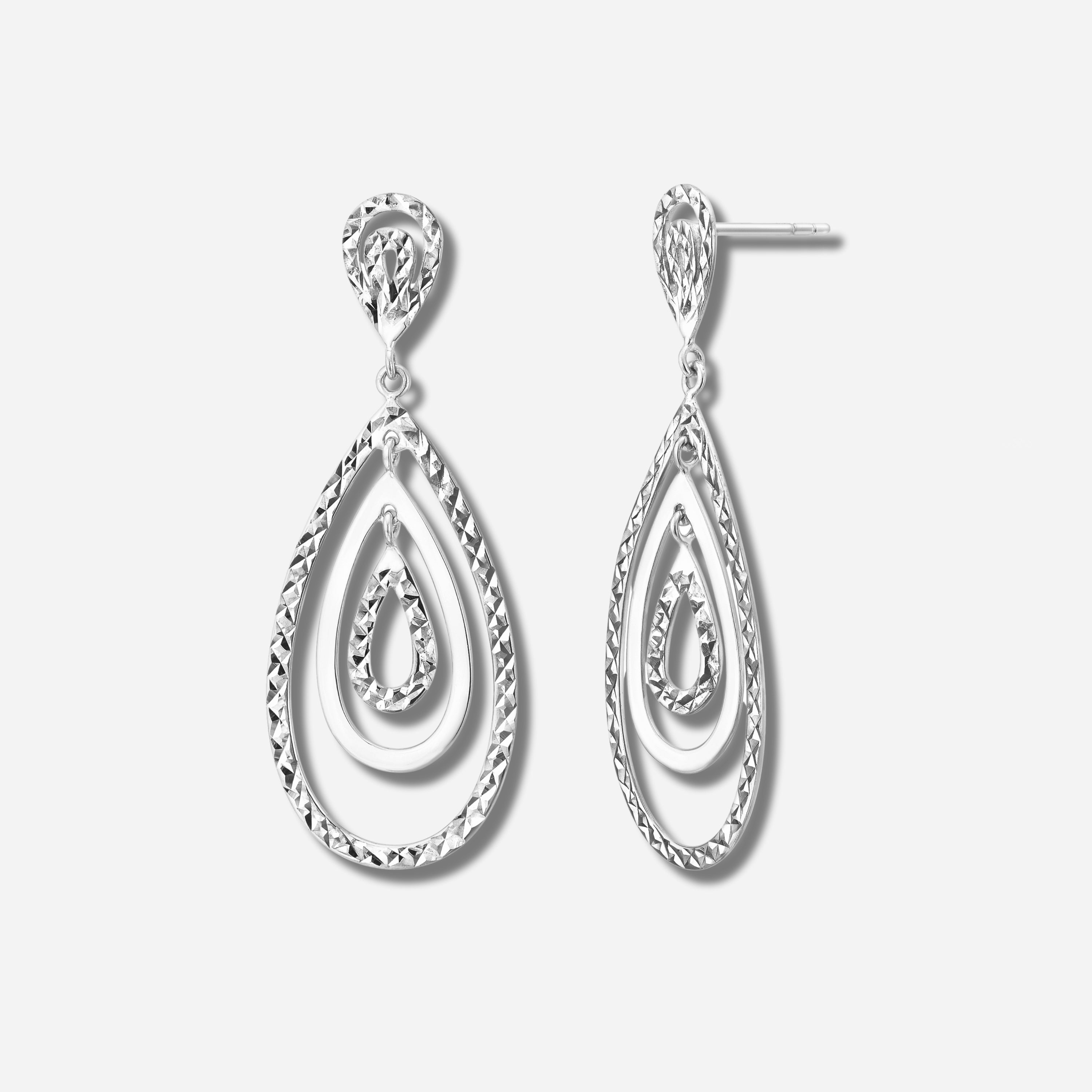 925 STERLING SILVER DANGLE DROP EARRINGS