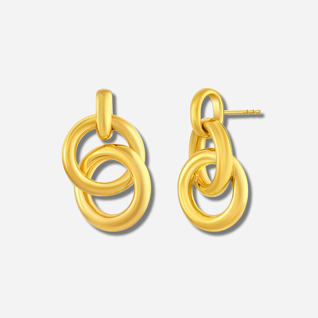 925 STERLING SILVER DUMMY DANGLED EARRINGS