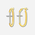 925 STERLING SILVER EARRINGS WITH CUBIC ZIRCONIA