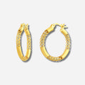 925 STERLING SILVER LE MESH EARRINGS