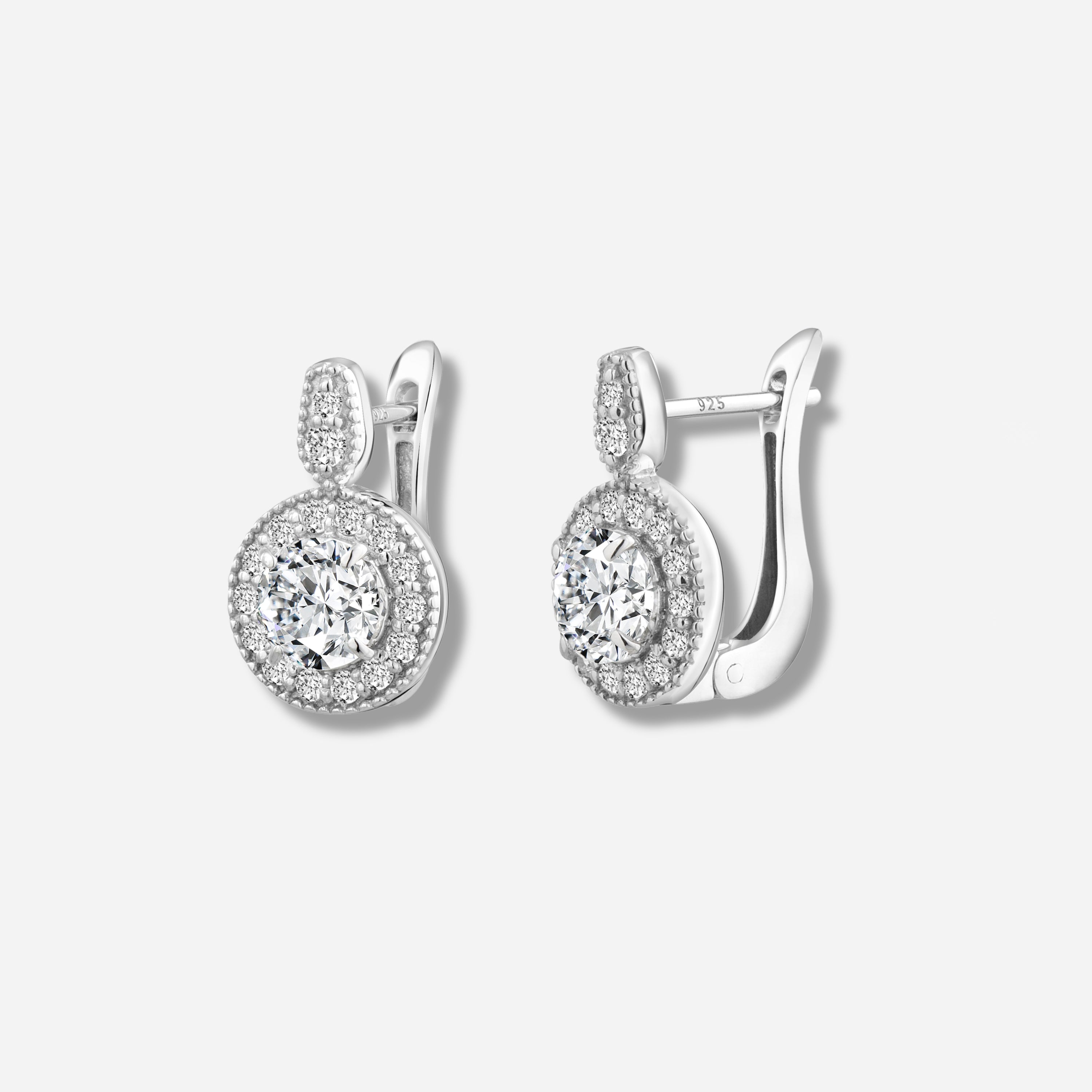 925 STERLING SILVER BRIDAL EARRINGS