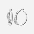 925 STERLING SILVER FANCY HOOP & CASTED EARRINGS