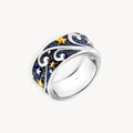 925 STERLING SILVER CELESTRIAL BAND RING
