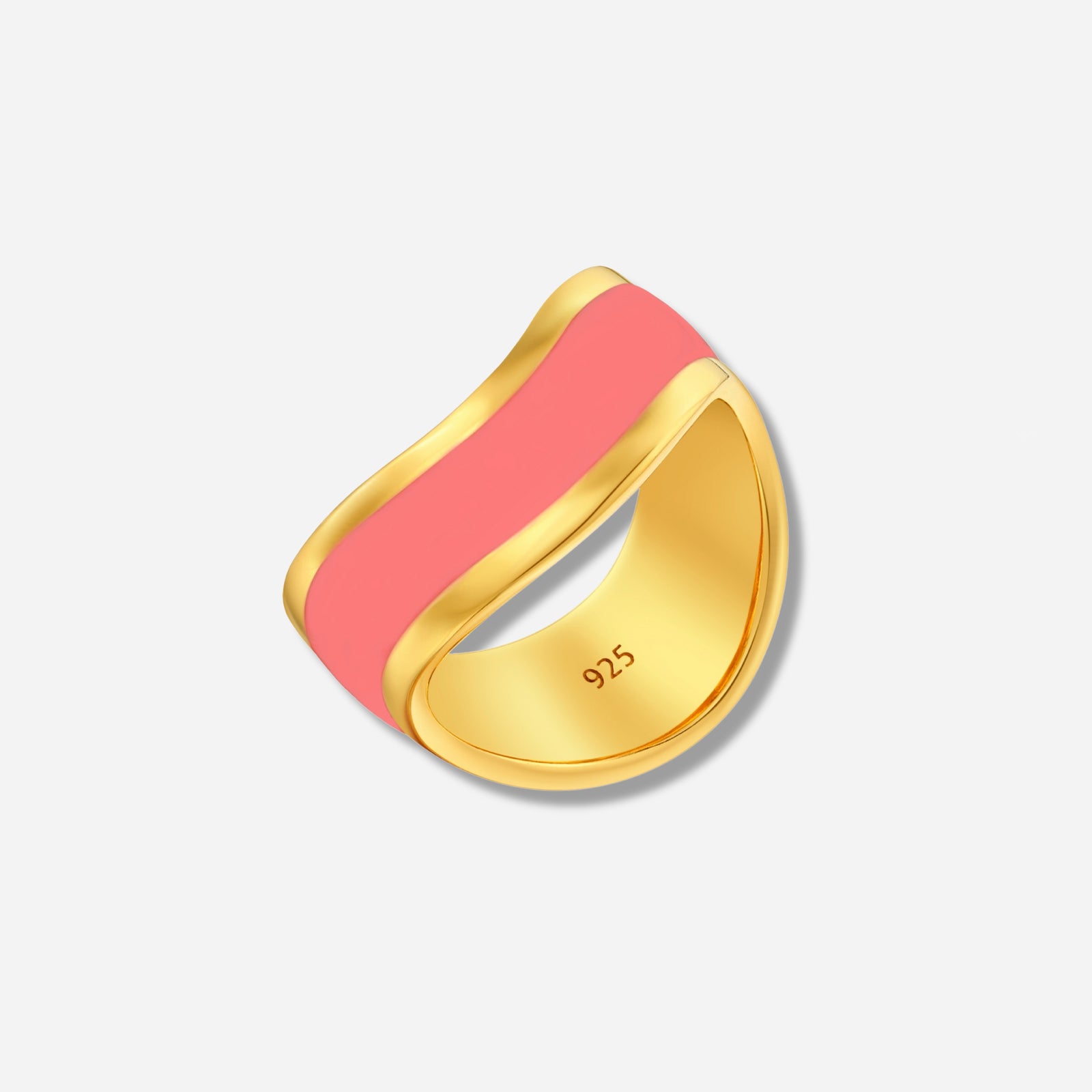 925 STERLING SILVER ENAMELED RING