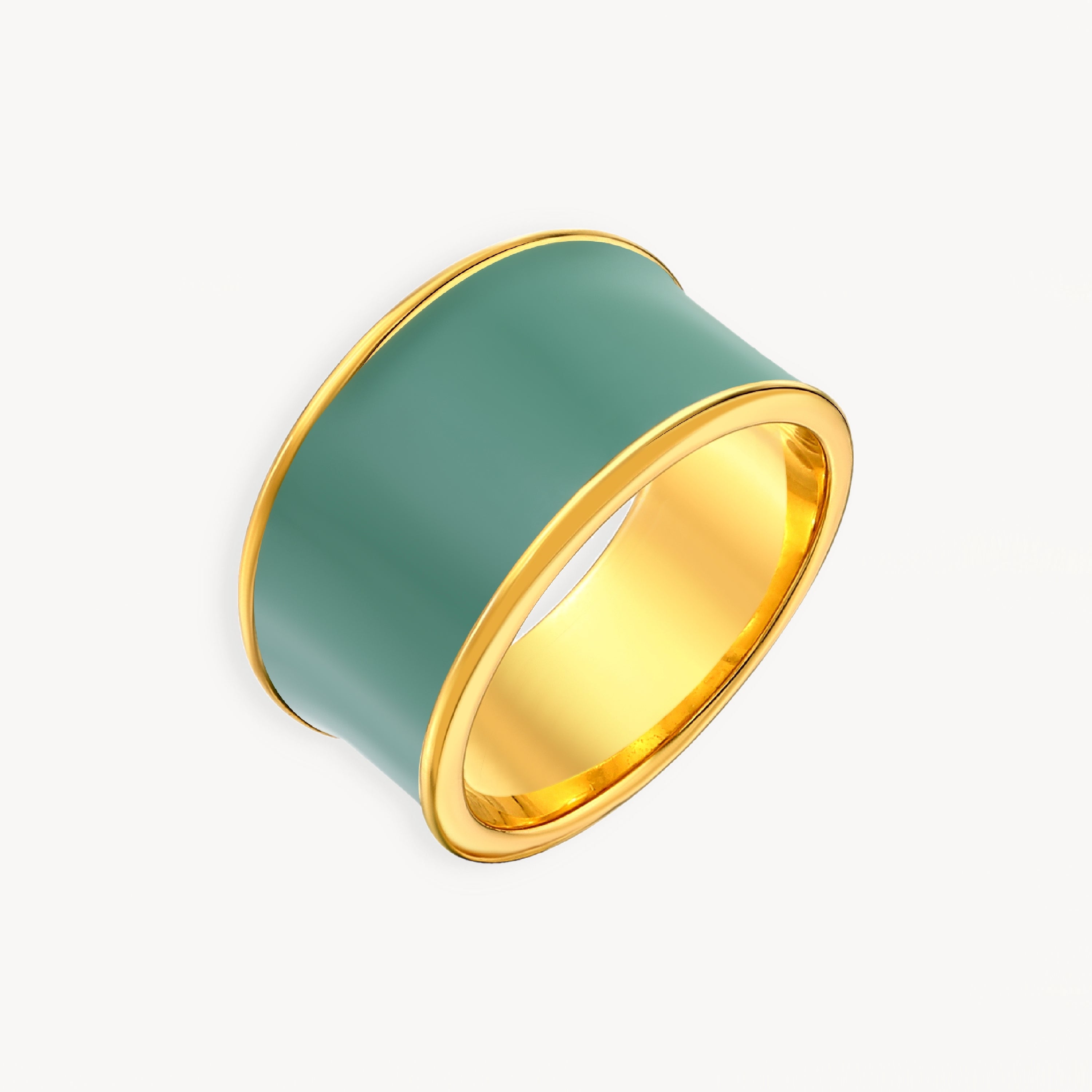 925 STERLING SILVER ENAMELED RING