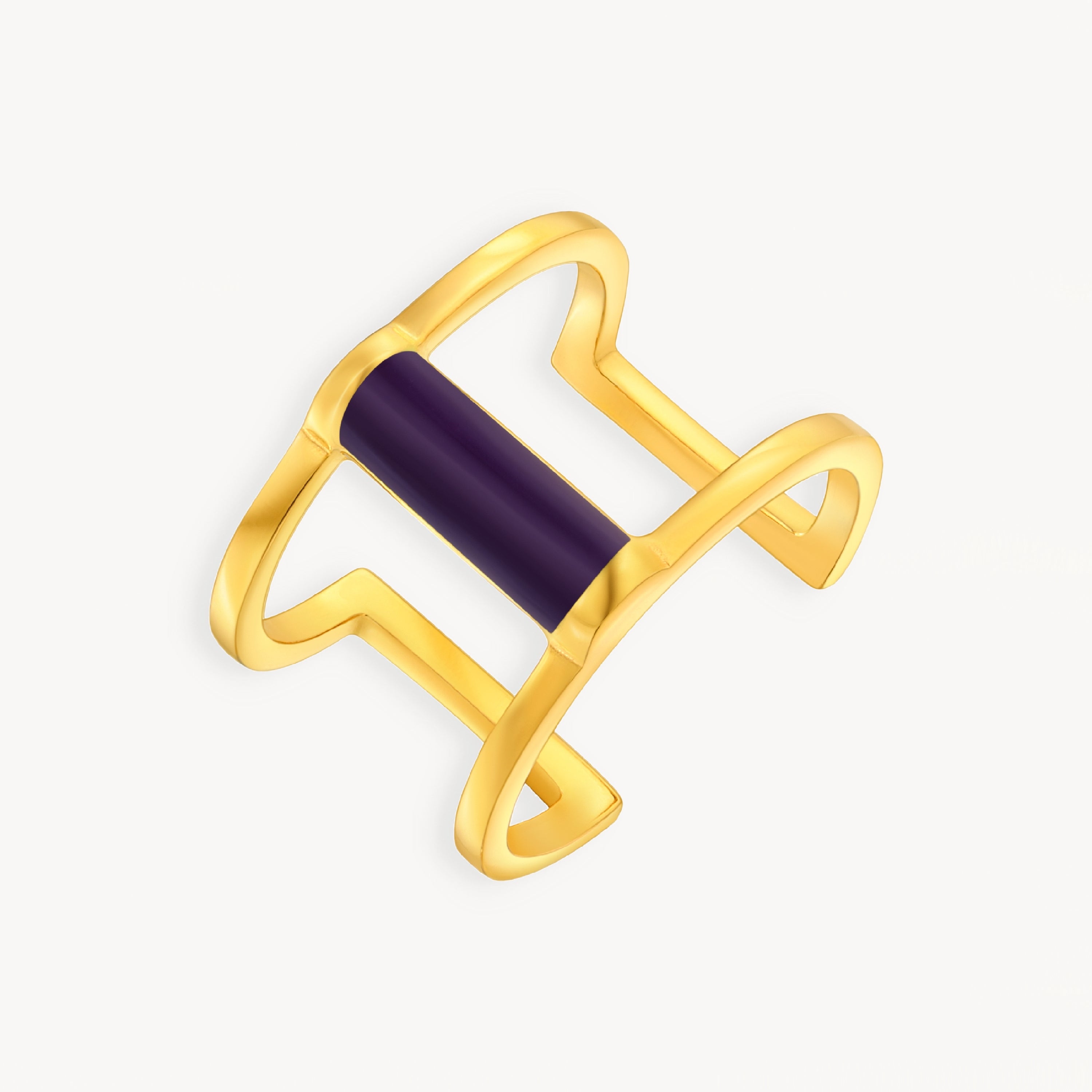 925 STERLING SILVER ENAMELED RING