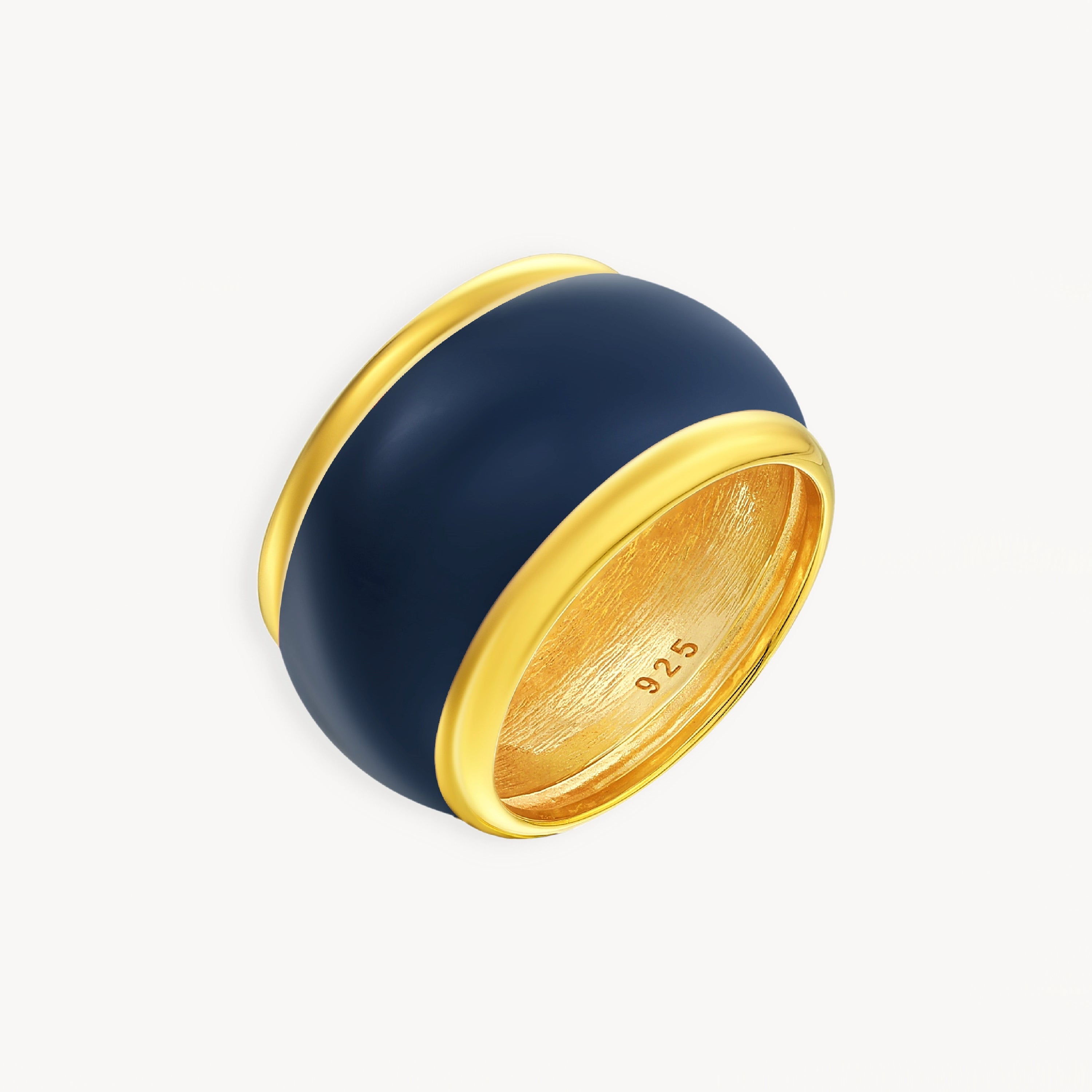 925 STERLING SILVER ENAMELED RING