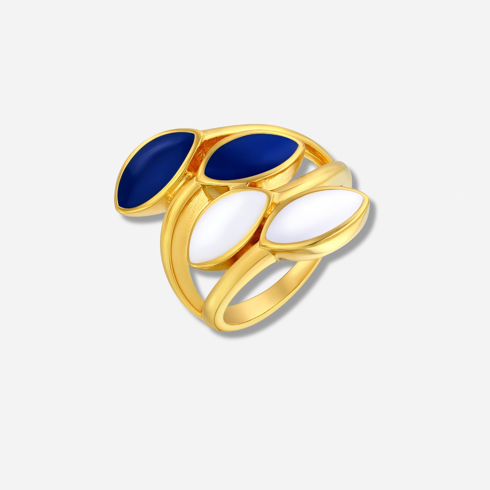 925 STERLING SILVER ENAMELED RING