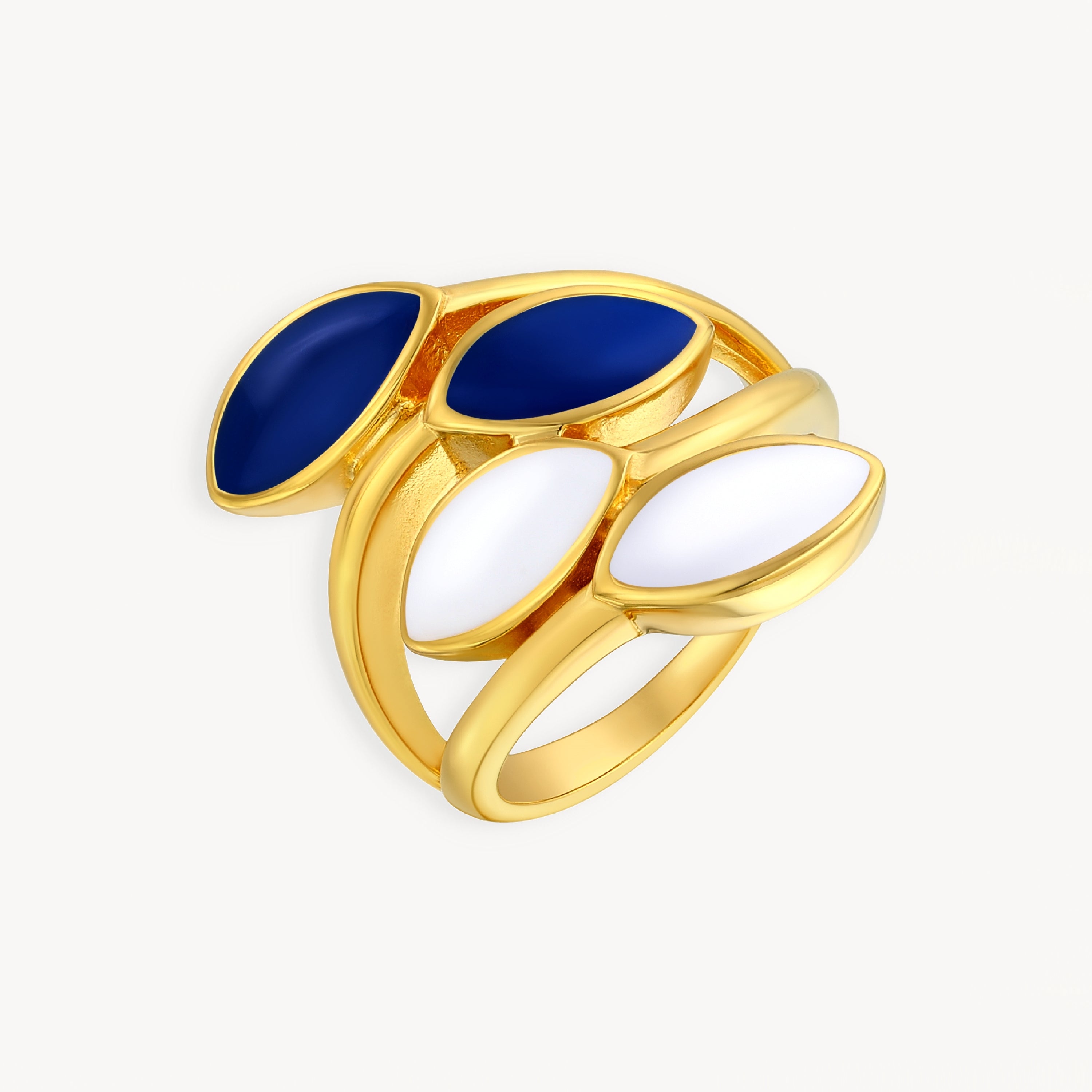 925 STERLING SILVER ENAMELED RING