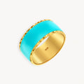 925 STERLING SILVER ENAMELED RING