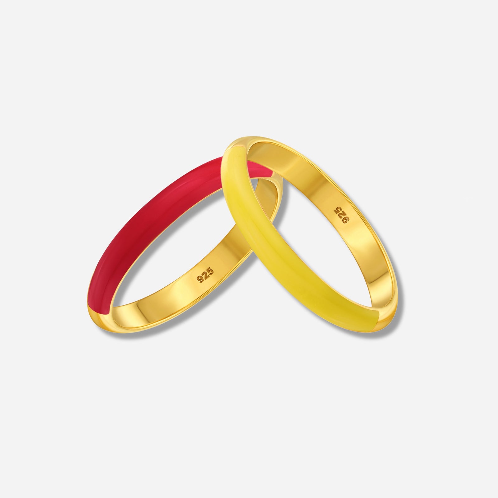 925 STERLING SILVER ENAMELED RING